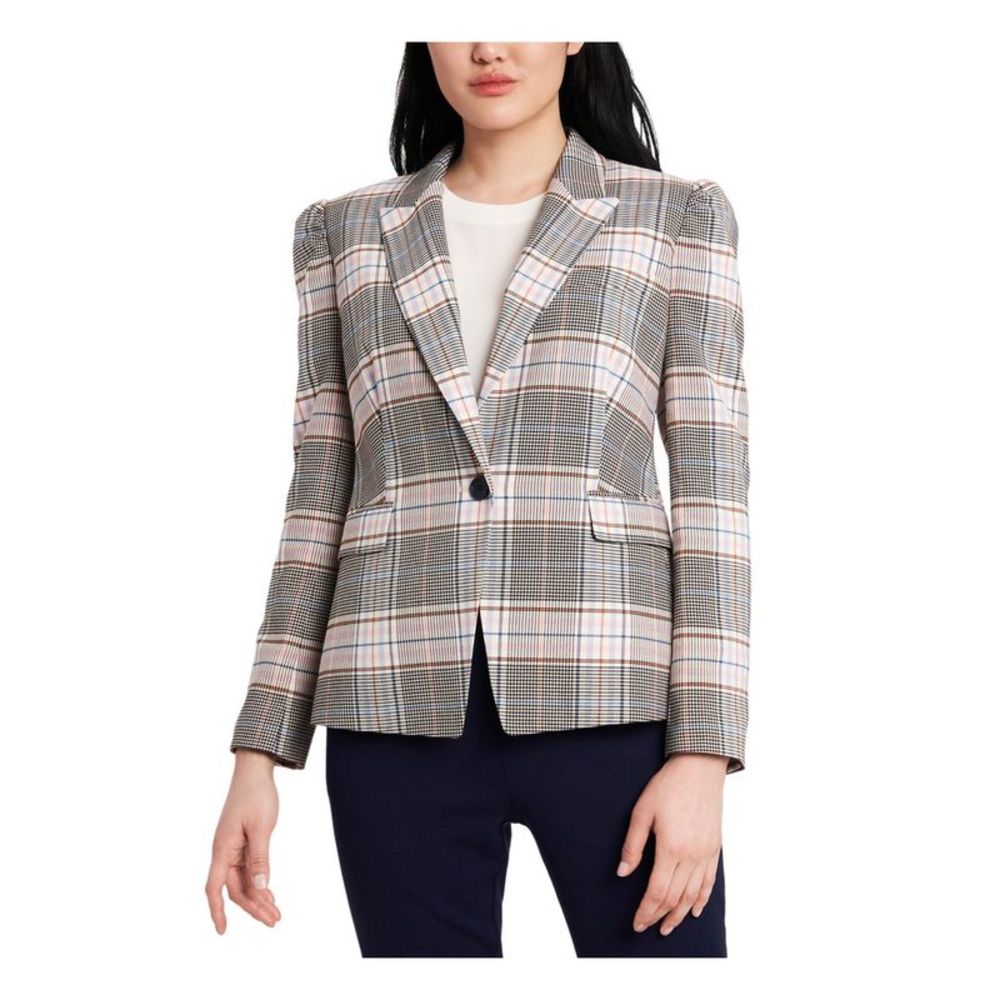 RILEY&RAE Womens Coral Stretch Wear To Work Blazer Jacket 12